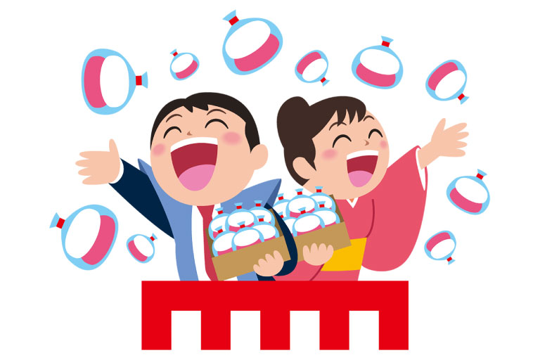 餅まき